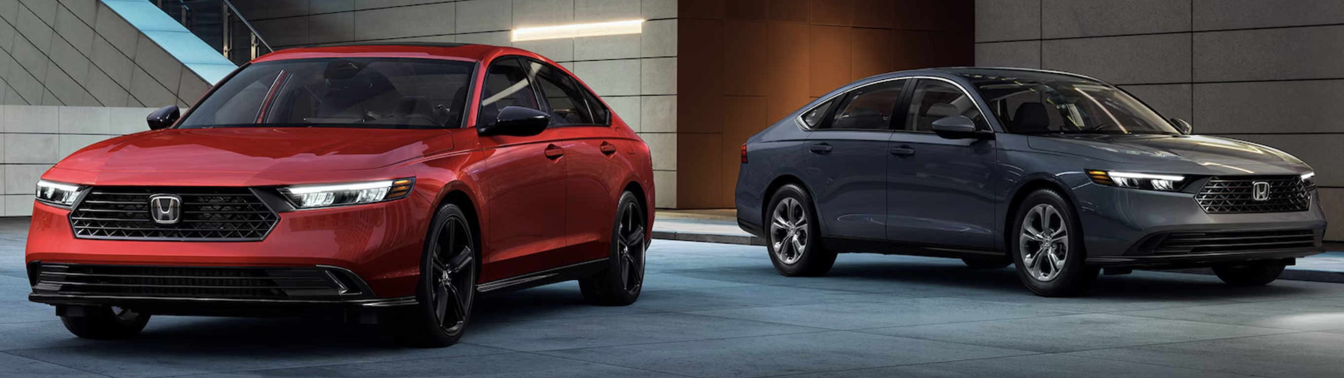 Honda Accords in Garage